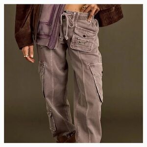 Free People Women’s Tahiti Cargo Pants New W Tag Size S